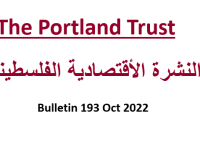 PALESTINIAN ECONOMIC BULLETIN - October 2022 - Bulletin 193