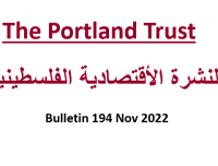 PALESTINIAN ECONOMIC BULLETIN - November 2022 - Bulletin 194