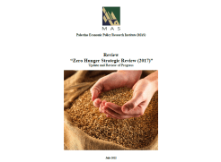 New Release:  Update and Review of Zero Hunger Strategic Review (2017) 