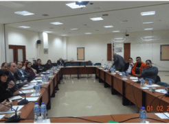 لقاء حواري لمناقشة النتائج الأولية والتوصيات بخصوص تقييم مشاريع تنمية القطاع الخاص المنفذة من قبل الدول الأعضاء في الاتحاد الأوروبي وتدخلات الاستجابة 