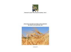 Publication of Strategic Review of Food and Nutrition Security in Palestine, 2017