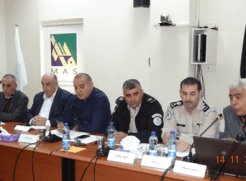 جلسة طاولة مستديرة في ماس حول  "مخاطر التهريب الجمركي والتهرب الضريبي وأثرهما على الخزينة والسوق الفلسطينية، وسبل الحد منهما 
