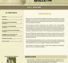 Food Security Bulletin No. 1