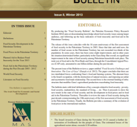 Food Security Bulletin No. 8