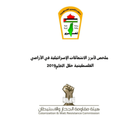 Summary of the most prominent Israeli violations in the Palestinian territories during the year 2019