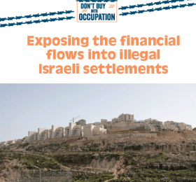 Exposing the Financial Flows into the Illegal Israeli Settlements
