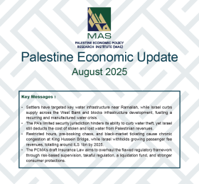 Palestine Economic Update - August 2025