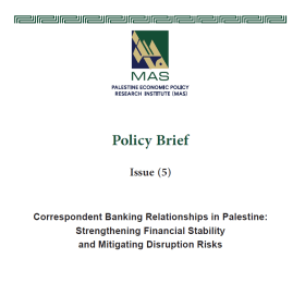 Correspondent Banking Relationships in Palestine: Strengthening Financial Stability and Mitigating Disruption Risks