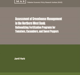 Assessment of Greenhouse Management in the Northern West Bank: Rationalizing Fertilization Programs for Tomatoes, Cucumbers, and Sweet Peppers