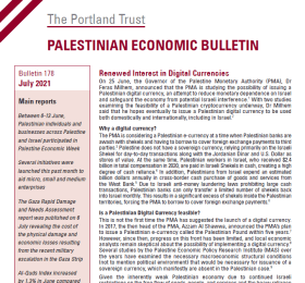 PALESTINIAN ECONOMIC BULLETIN - 178 July 2021