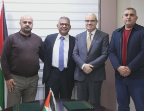 MAS and the Palestinian Central Bureau of Statistics sign a cooperation agreement to prepare and issue the quarterly economic monitor
