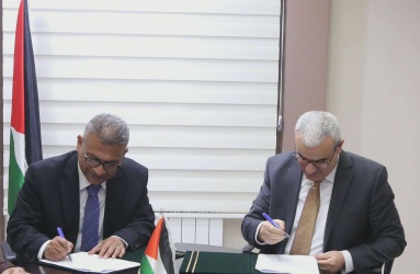MAS and the Palestinian Central Bureau of Statistics sign a cooperation agreement to prepare and issue the quarterly economic monitor
