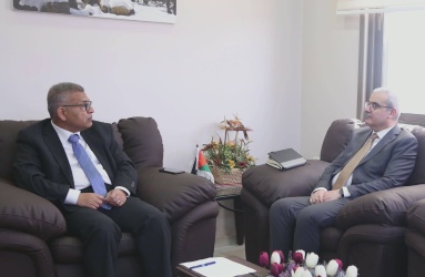 MAS and the Palestinian Central Bureau of Statistics sign a cooperation agreement to prepare and issue the quarterly economic monitor