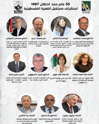 لإيصال صوت الحق الفلسطيني الى ضمير العالم  معهدي أريج وماس يستعدان لعقد مؤتمر دولي   استشراف مستقبل القضية الفلسطينية بعد 55 عام على احتلال 1967؟ 