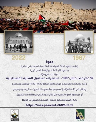 55 عام منذ احتلال 1967 -  استشراف مستقبل القضية الفلسطينية 