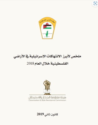 Summary of the most prominent Israeli violations in the Palestinian territories during the year 2018