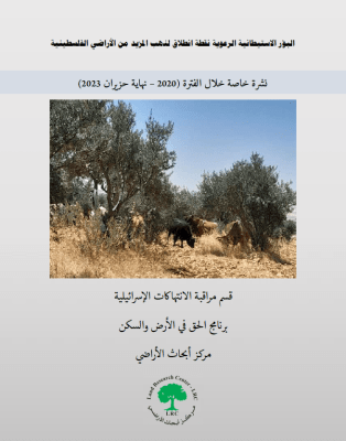 البؤر الاستيطانية الرعوية نقطة انطلاق لنهب المزيد من الأراضي الفلسطينية: نشرو خاصة خلال الفترة 2020 - نهاية حزيران 2023