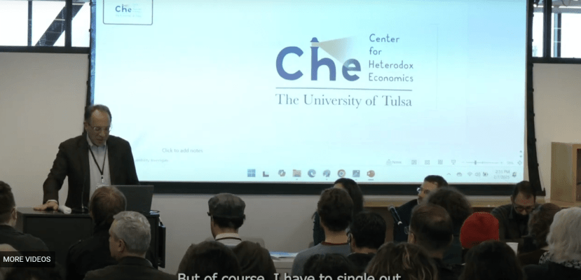 مدير عام معهد "ماس" يشارك في مؤتمر حول الفكر الاقتصادي المغاير/غير التقليدي