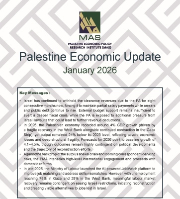 Palestine Economic Update - January 2026