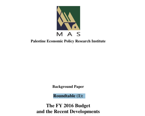 The FY 2016 Budget and the Recent Developments - Roundtable (1)