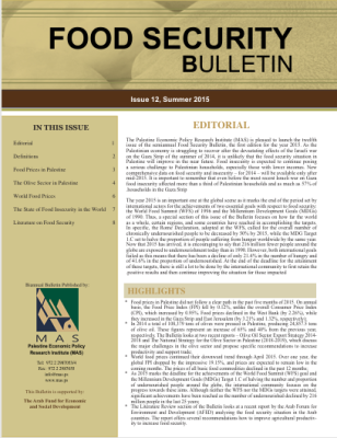 Food Security Bulletin No. 12, Summer 2015