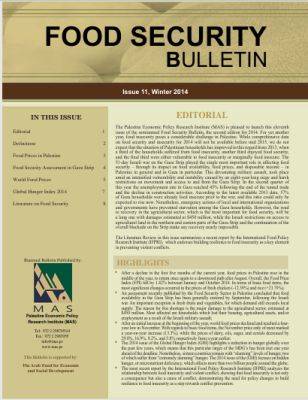 Food Security Bulletin No. 11, Winter 2014