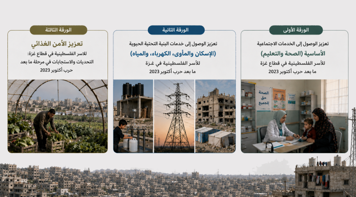 ورشة عمل لعرض ومناقشة نتائج الأوراق السياساتية
