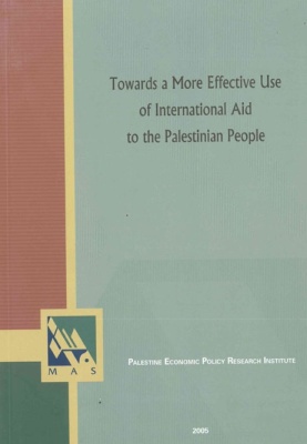 Towards a More Effective Use of International Aid to the Palestinian People