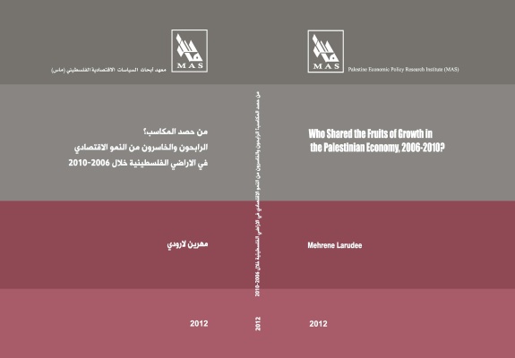 Who shared the fruits of growth in the Palestinian economy, 2006-2010?