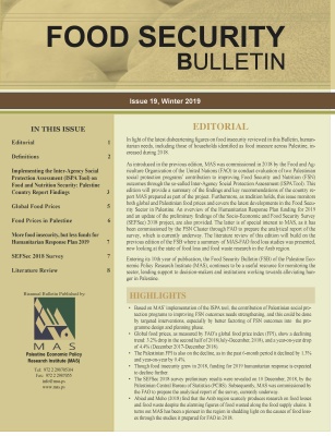 Food Security Bulletin No. 19, Winter 2018