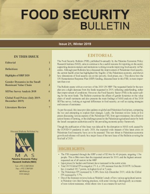 Food Security Bulletin No. 21, Winter 2019