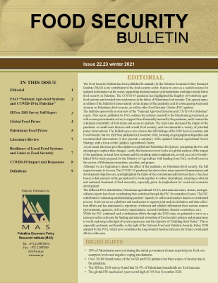 Food Security Bulletin No. 22,23 Winter 2021