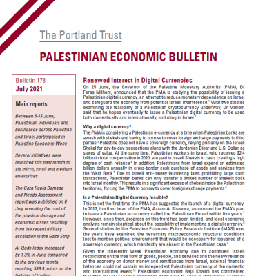 PALESTINIAN ECONOMIC BULLETIN - 178 July 2021