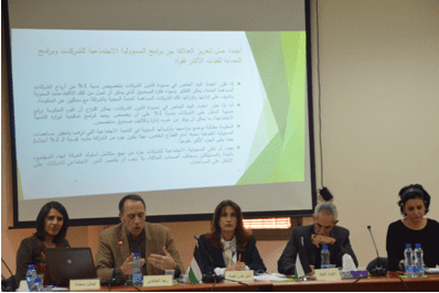 ماس يعقد ورشة عمل حول واقع المسؤولية الاجتماعية للشركات الفلسطينية وسبل توجيهها نحو دعم التنمية الاجتماعية
