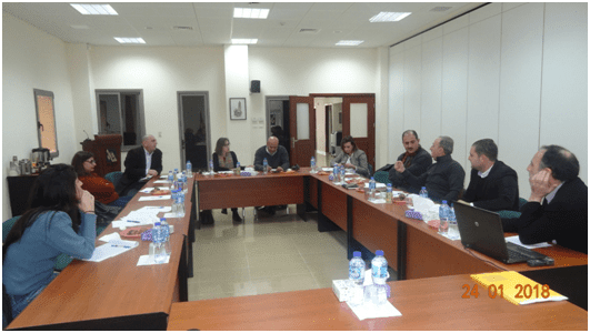 لقاء تشاوري في ماس حول دراسة تقييم آثار الدعم الخارجي المباشر للقطاع الخاص الفلسطيني