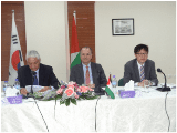 ماس و المعهد الكوري للسياسات الاقتصادية الدولية KIEP&ndash; معهدGCC  يعقدان مؤتمراً مشتركا بعنوان "التحديات الاقتصادية والسياسية في المنطقة وآفاق توسيع التعاون الفلسطيني الكوري"